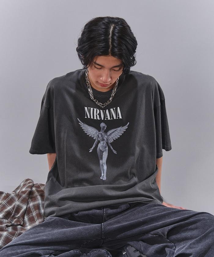 NIRVANA IN UTERO 色素T恤