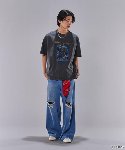 寬鬆破洞牛仔褲