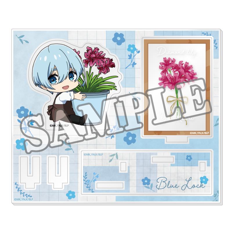 《藍色監獄》丙烯酸卡片支架 花卉市集變形款（氷織 羊）