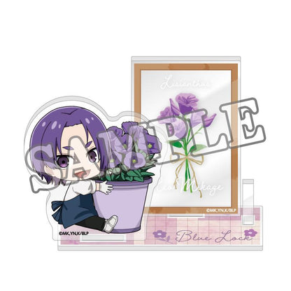 《藍色監獄》_亞克力卡片支架 花卉市集變形款（御影 玲王）