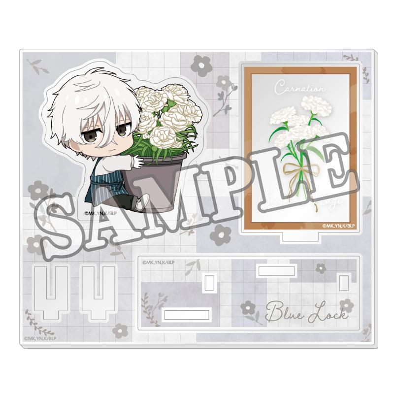 《藍色監獄》丙烯酸卡片支架 花卉市集變形款（凪 誠士郎）