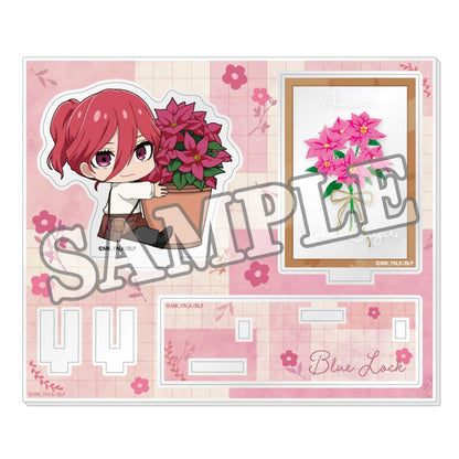 《藍色監獄》丙烯酸卡片支架 花卉市集變形款（千切 豹馬）