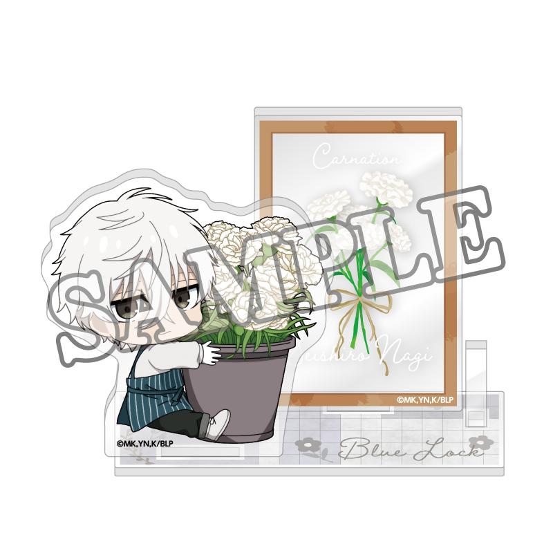 《藍色監獄》丙烯酸卡片支架 花卉市集變形款（凪 誠士郎）