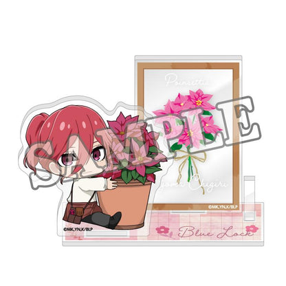 《藍色監獄》丙烯酸卡片支架 花卉市集變形款（千切 豹馬）