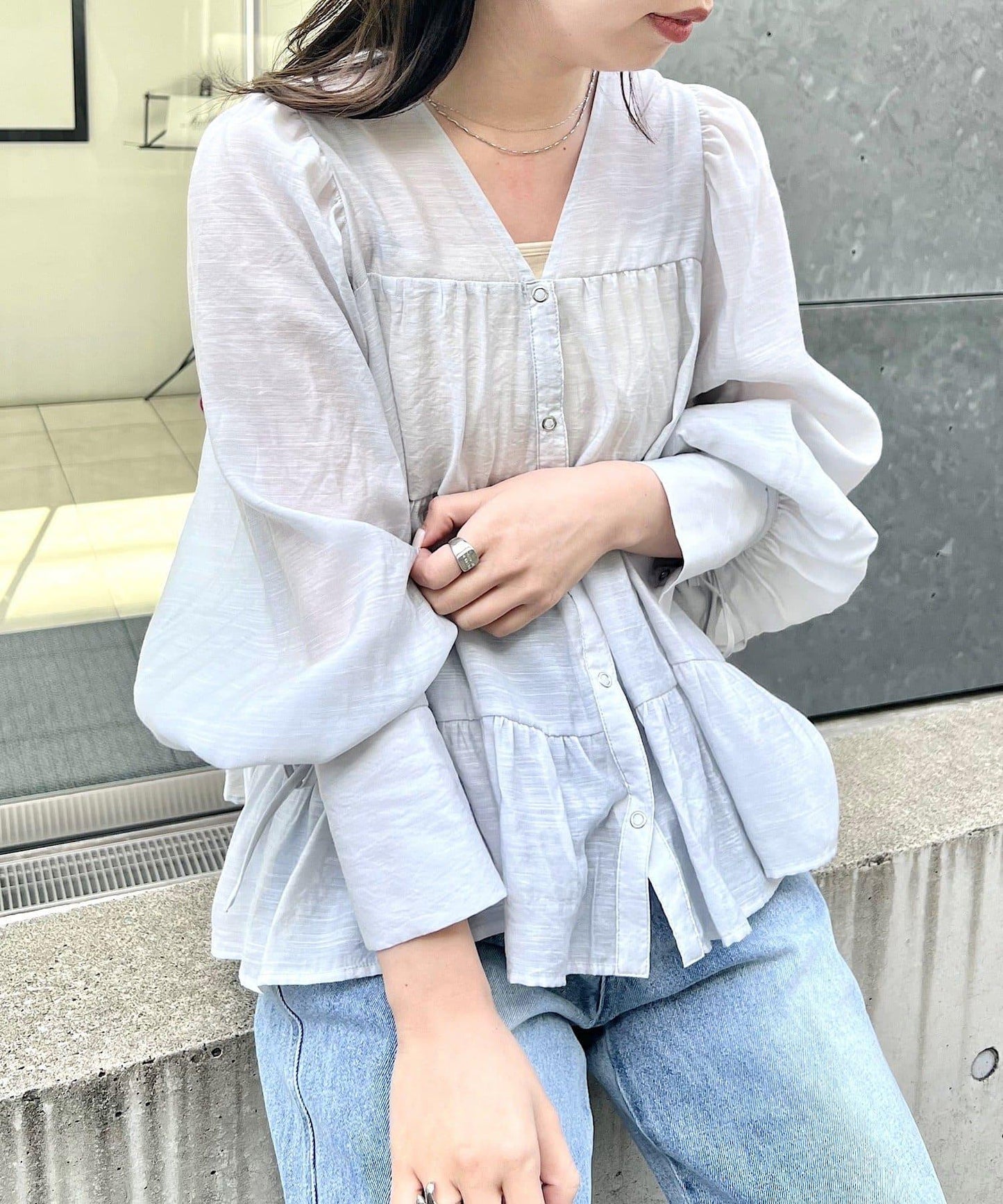 【限定】層疊式襯衫