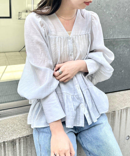 【限定】層疊式襯衫