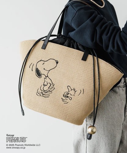 【《花生漫畫》×russet合作第二彈】編織手提袋 大