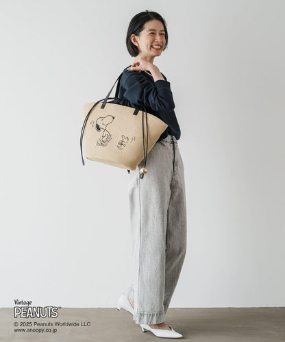 【《花生漫畫》×russet合作第二彈】編織手提袋 大