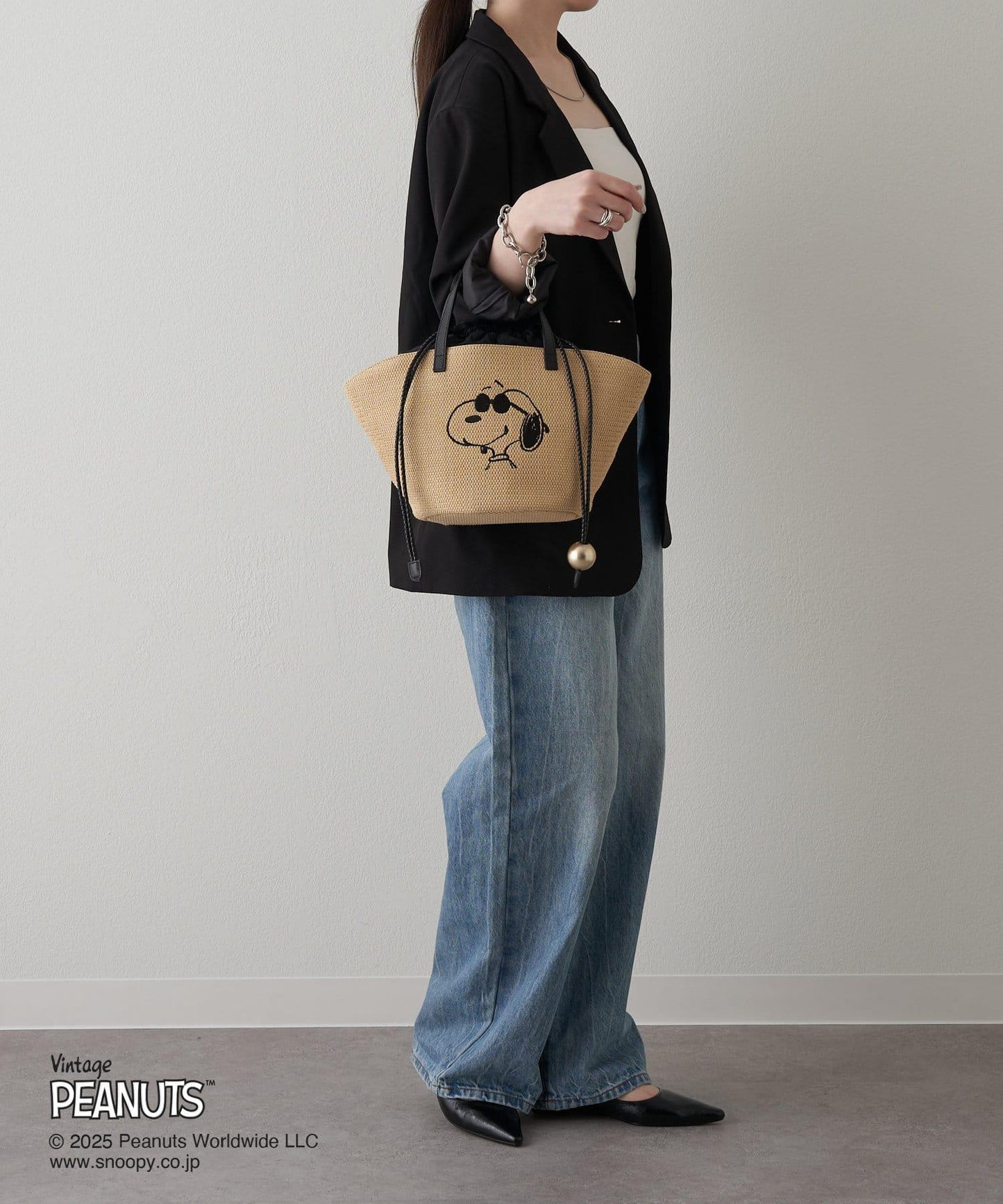 【《花生漫畫》×russet合作第二彈】編織手提袋 小