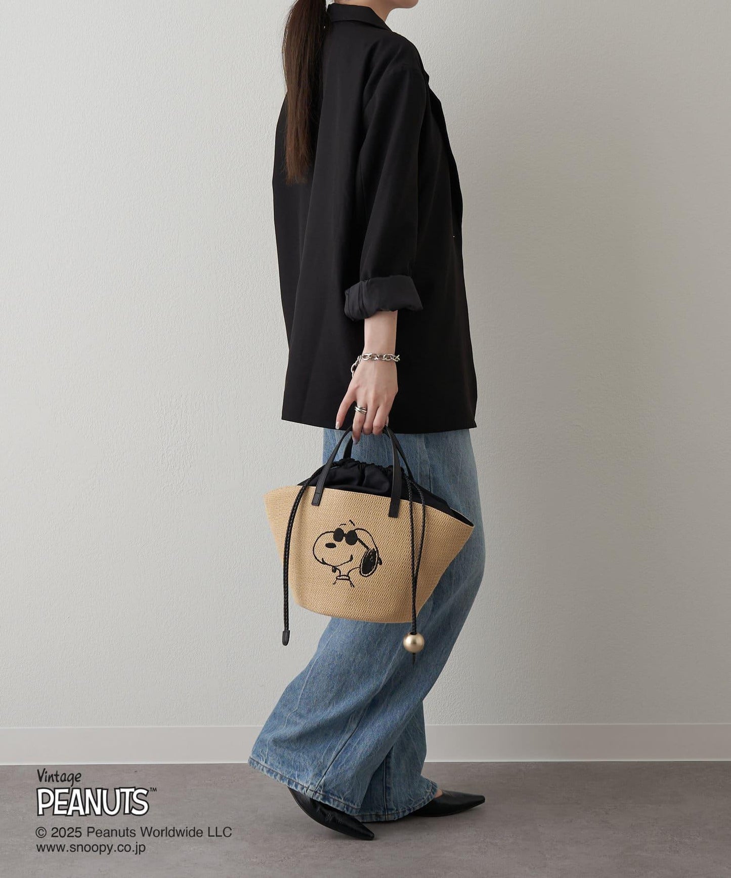 【《花生漫畫》×russet合作第二彈】編織手提袋 小