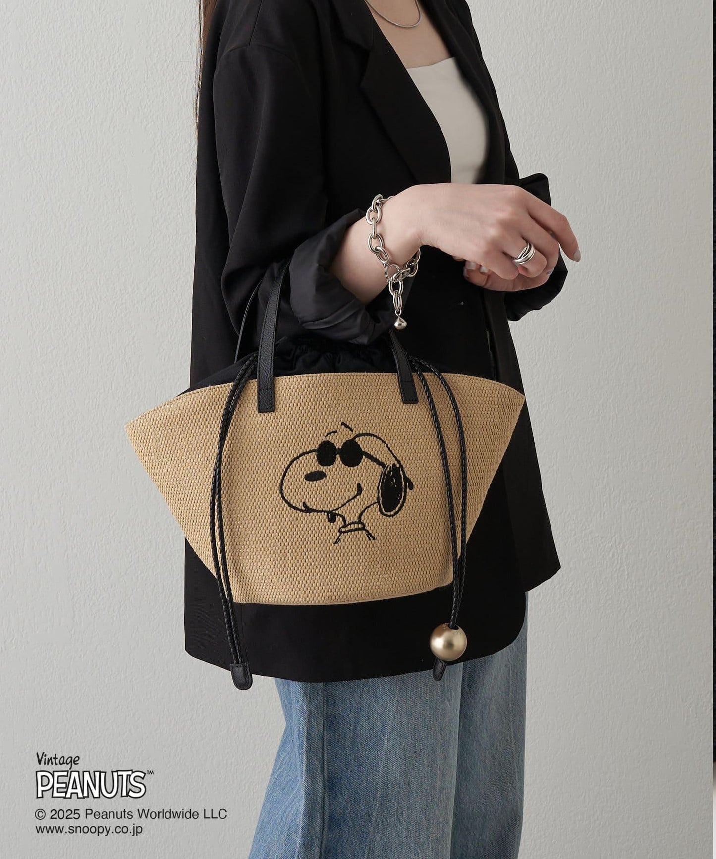 【《花生漫畫》×russet合作第二彈】編織手提袋 小