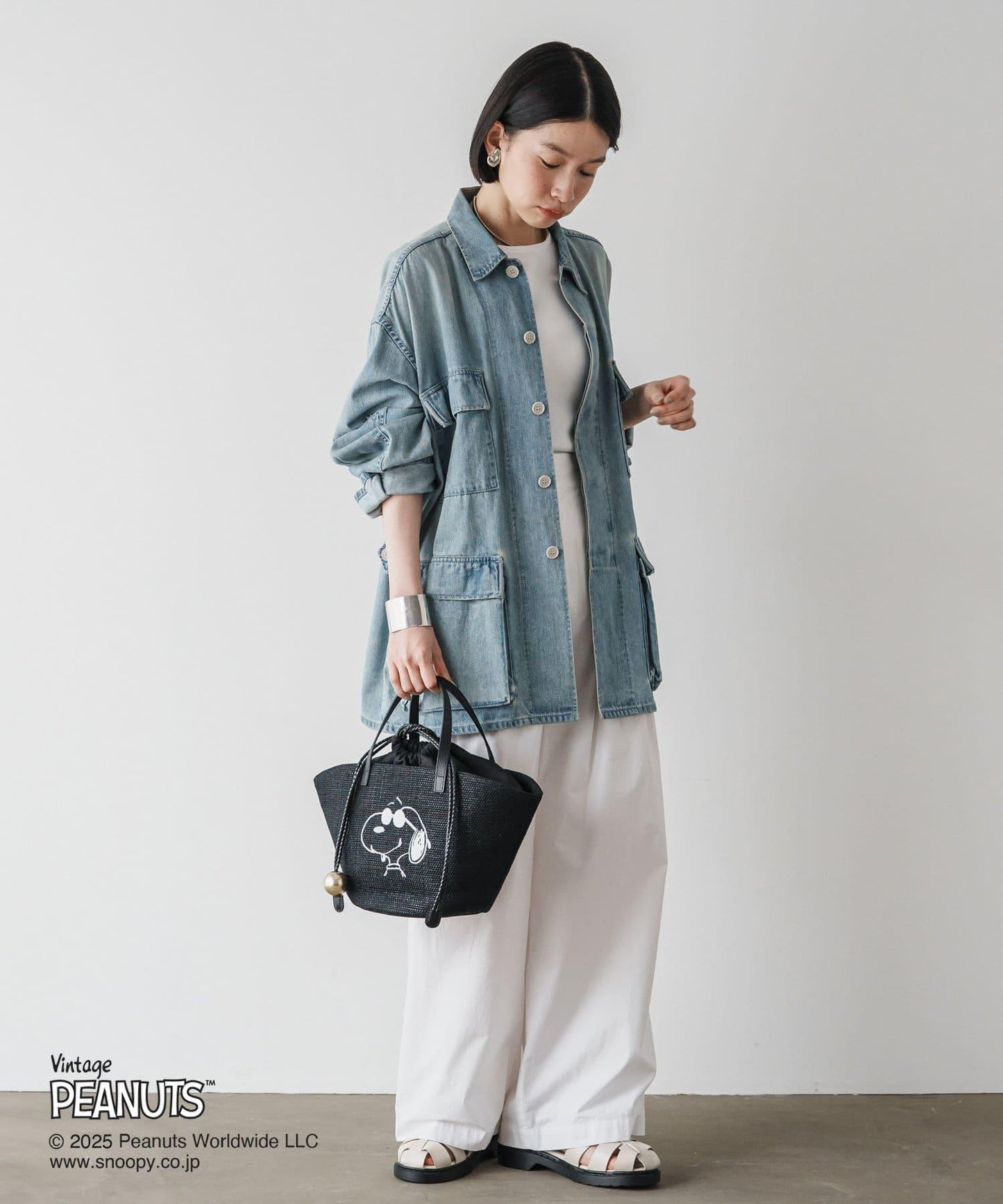 【《花生漫畫》×russet合作第二彈】編織手提袋 小