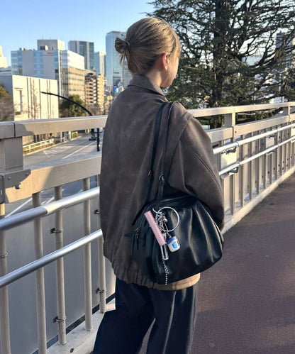 《網紅Utaha企劃》帶迷你心形吊墜的大圓環吊墜