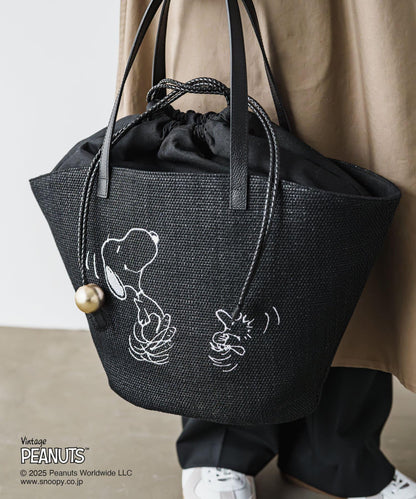 【《花生漫畫》×russet合作第二彈】編織手提袋 大