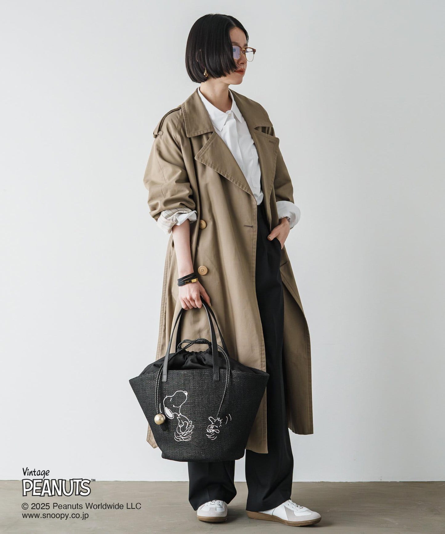 【《花生漫畫》×russet合作第二彈】編織手提袋 大