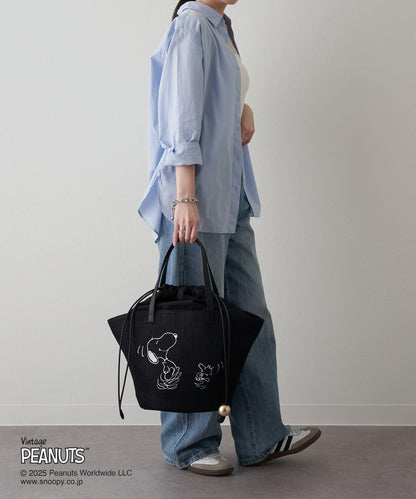 【《花生漫畫》×russet合作第二彈】編織手提袋 大