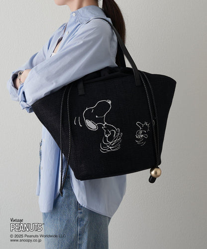 【《花生漫畫》×russet合作第二彈】編織手提袋 大