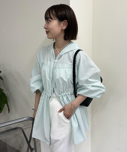 連帽褶皺衛衣
