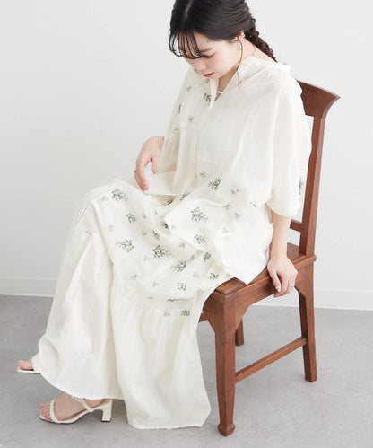 【印度系列】【SETUP兼容】含羞草刺繡擺裙