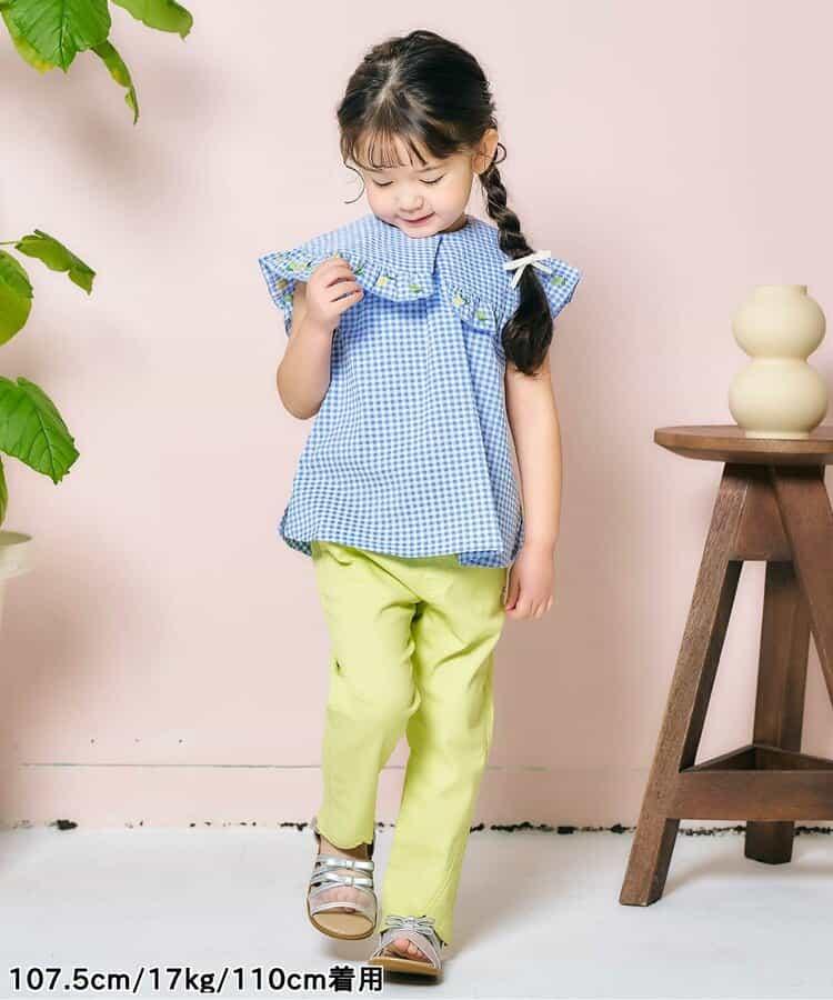 檸檬草莓刺繡襯衫