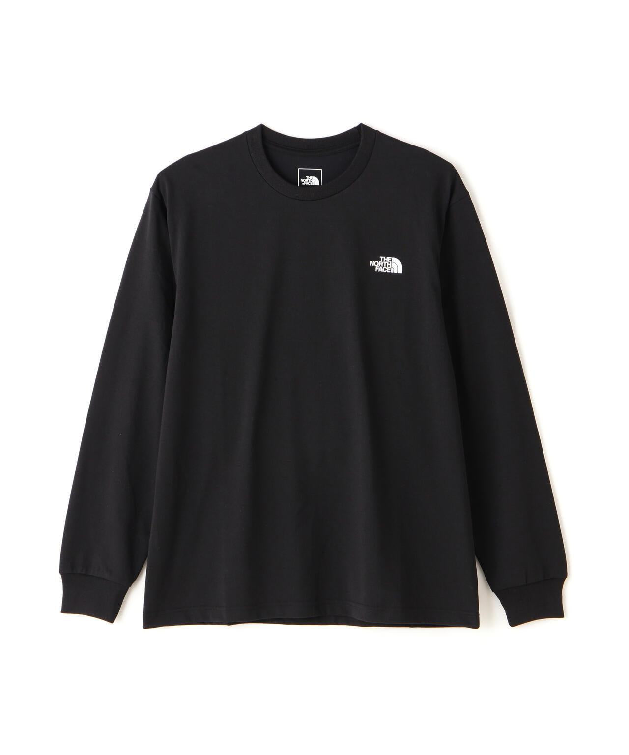THE NORTH FACE/北面長袖方塊logoT恤