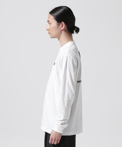 THE NORTH FACE/北面長袖方塊logoT恤