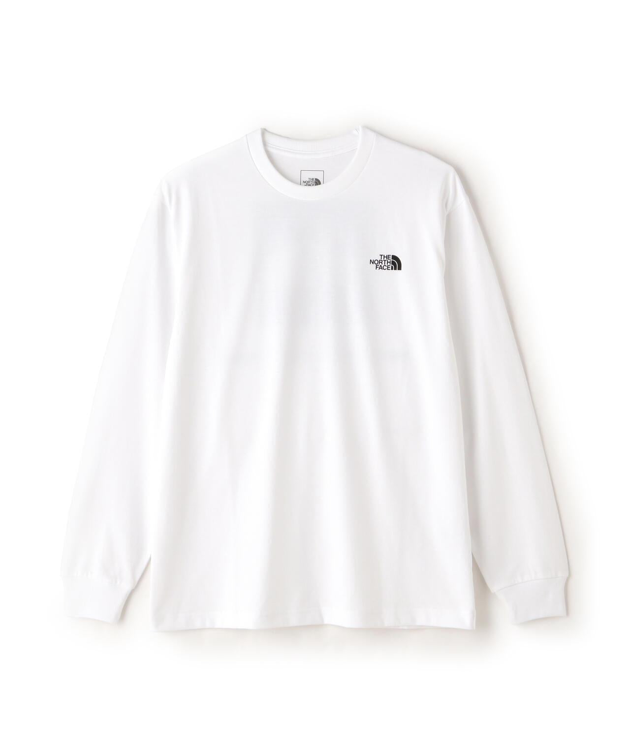 THE NORTH FACE/北面長袖方塊logoT恤