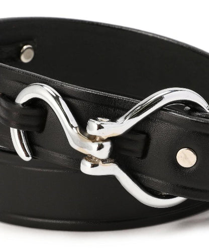 TORY LEATHER/託瑞皮革 鎳制蹄鏟腰帶