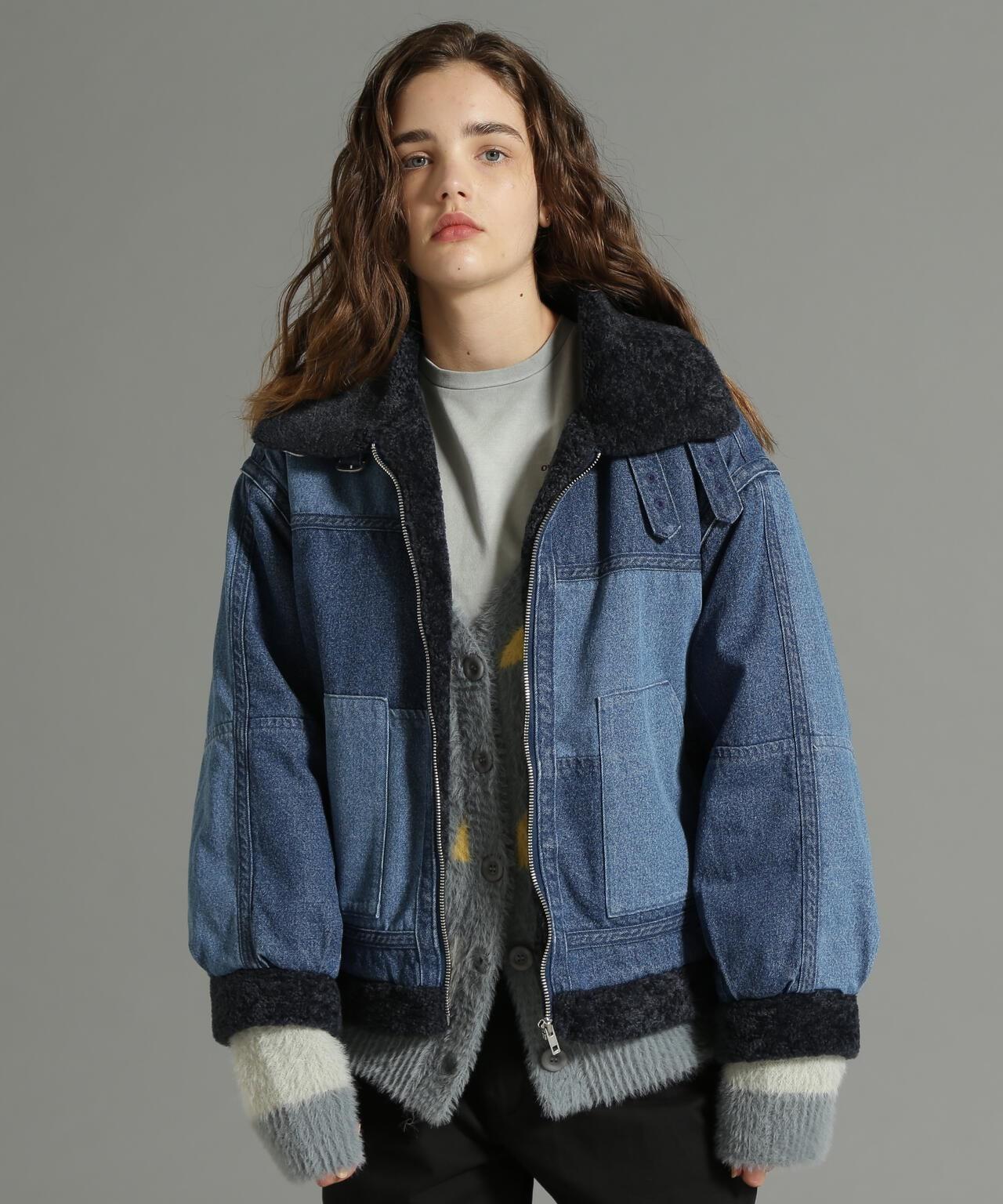 《 LIMITED Belle LINE》牛仔布B-3夾克/牛仔布B-3