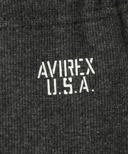 【日常】條紋寬鬆褲/條紋寬鬆褲/AVIREX