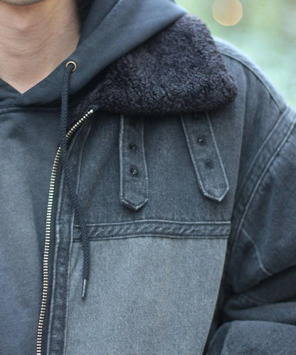 《 LIMITED Belle LINE》牛仔布B-3夾克/牛仔布B-3