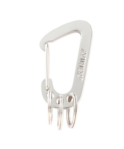 《AVIREXby J.H.M CO.，LTD. 》"SURPLUS" LOGO CARABINER / "SURPLUS"標誌 鋁合金卡拉賓鉗