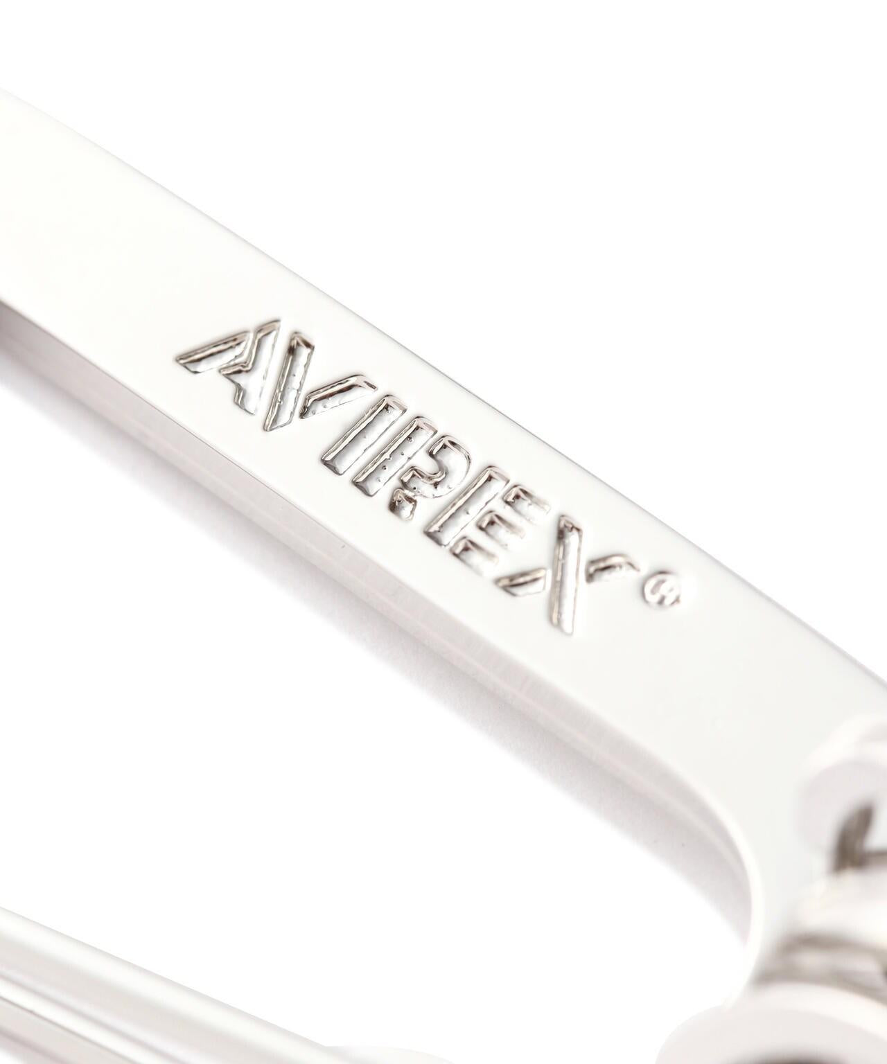 《AVIREXby J.H.M CO.，LTD. 》"SURPLUS" LOGO CARABINER / "SURPLUS"標誌 鋁合金卡拉賓鉗