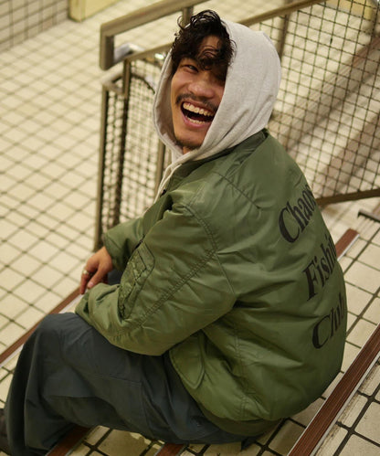 Chaos Fishing Club×AVIREX×BEAVER 聯名MA-1 商業款
