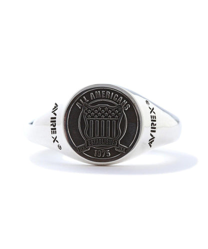 《AVIREXby J.H.M CO.，LTD. 》"VARSITY" SIGNATURE RING / "校園風" 簽名戒指 / "バーシティ"