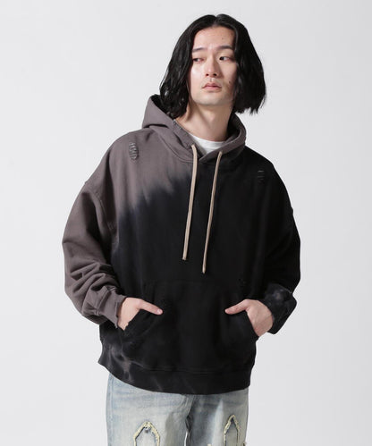 感謝/彩虹染連帽衛衣