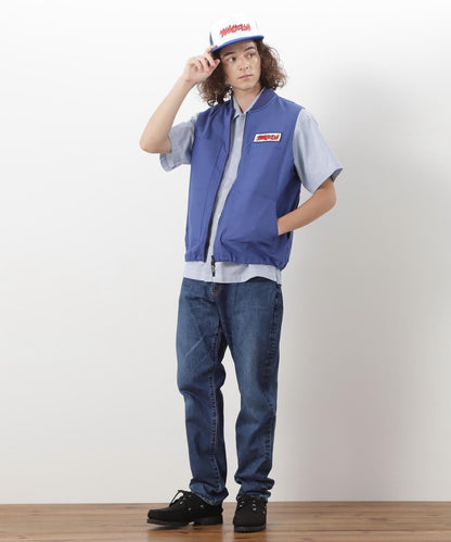 MANASTASH/貼標誌工裝馬甲
