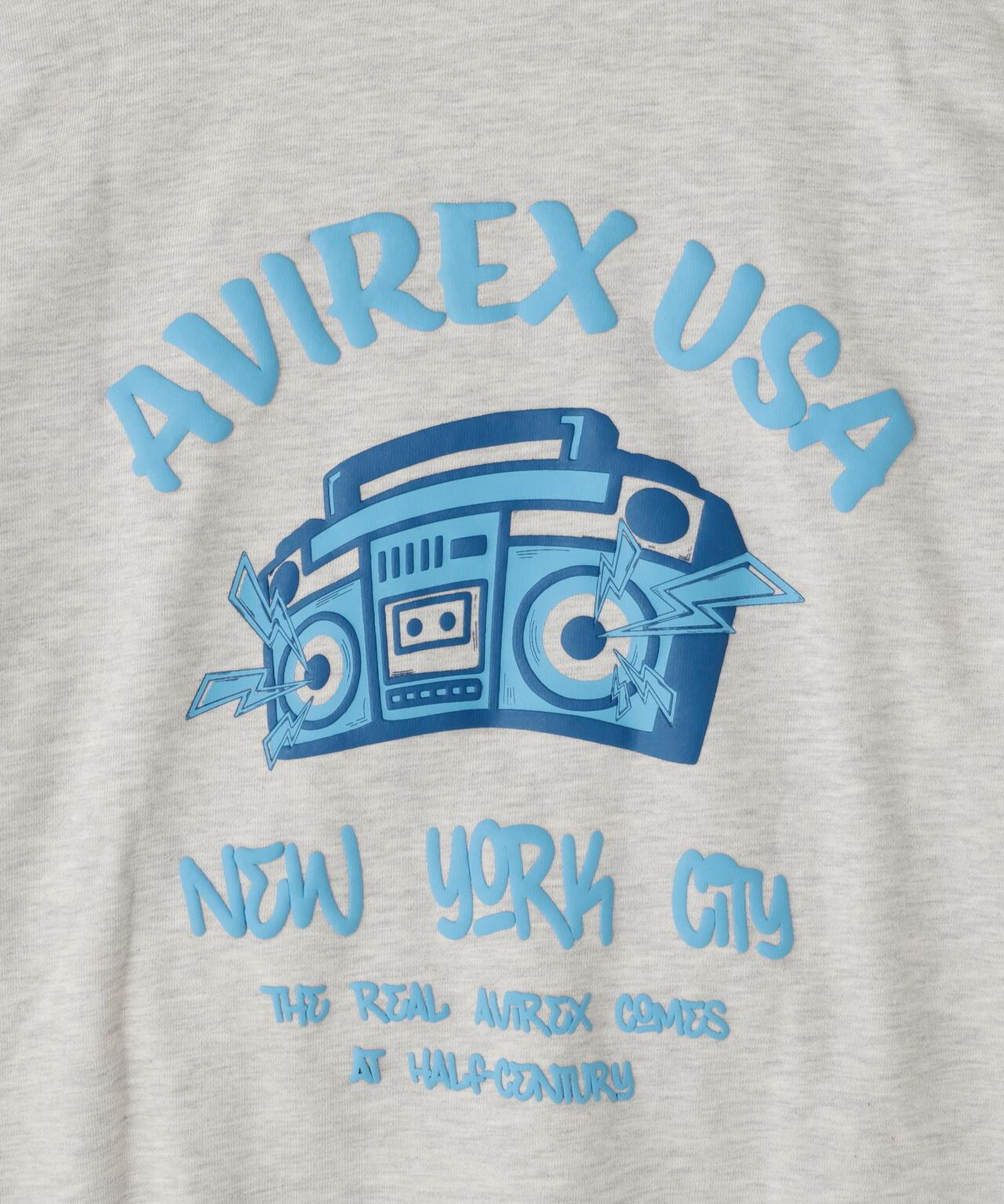 起泡圓領衛衣 "AVIREX USA" / 起泡圓領衛衣 / AVIREX