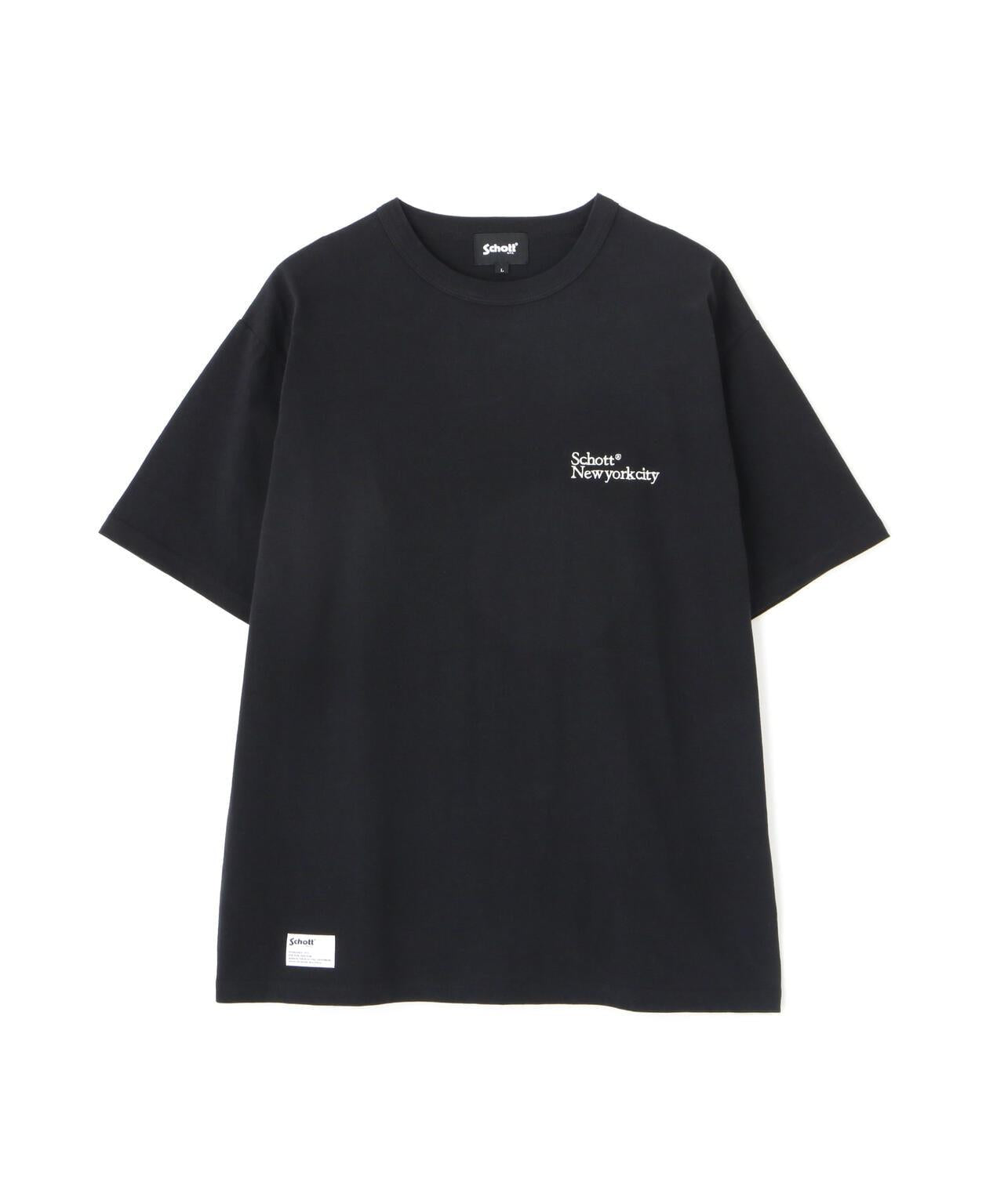 刺繡T恤 衫 Schott NYC