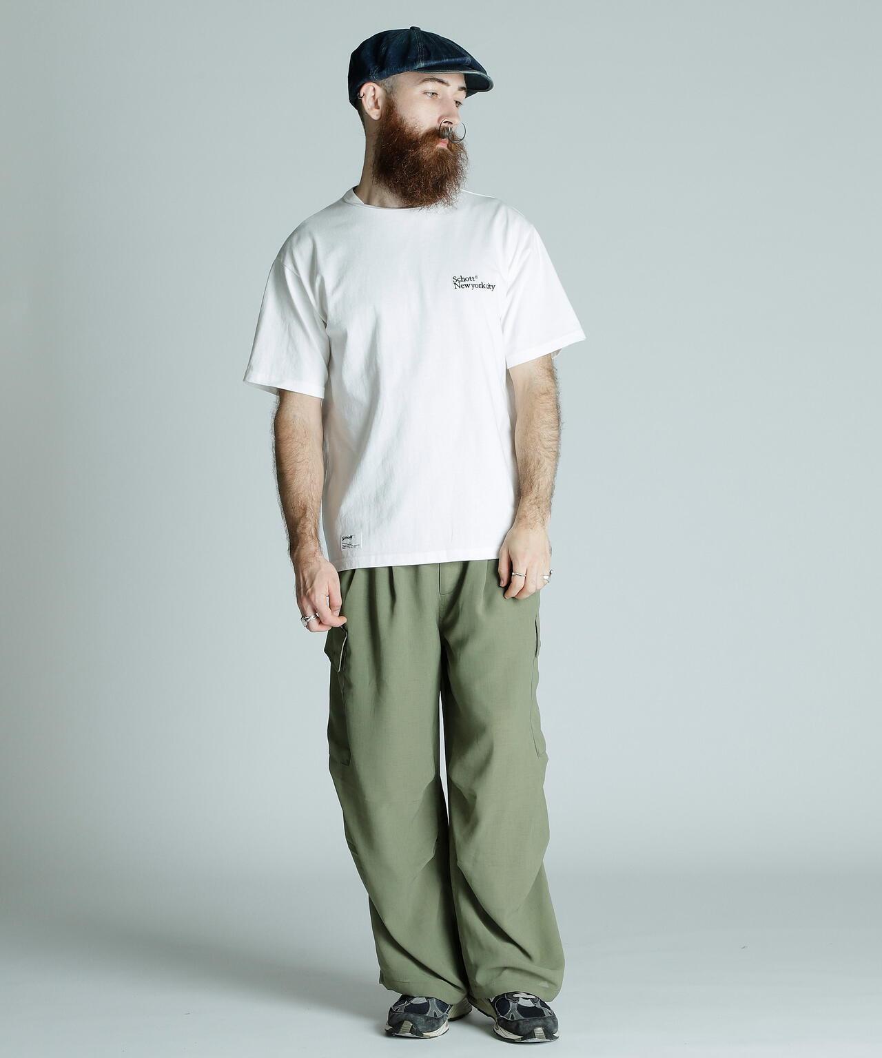 刺繡T恤 衫 Schott NYC