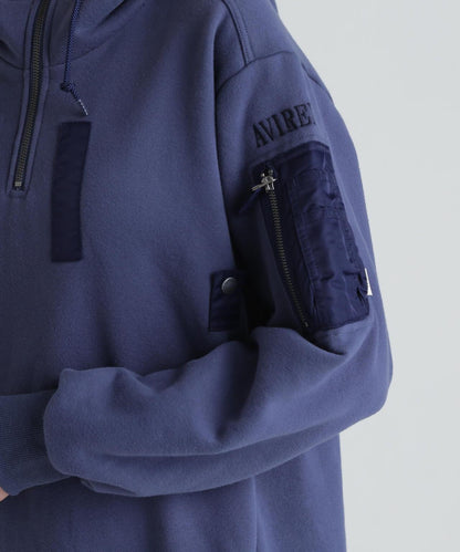 帽衫尼龍軍裝連衣裙