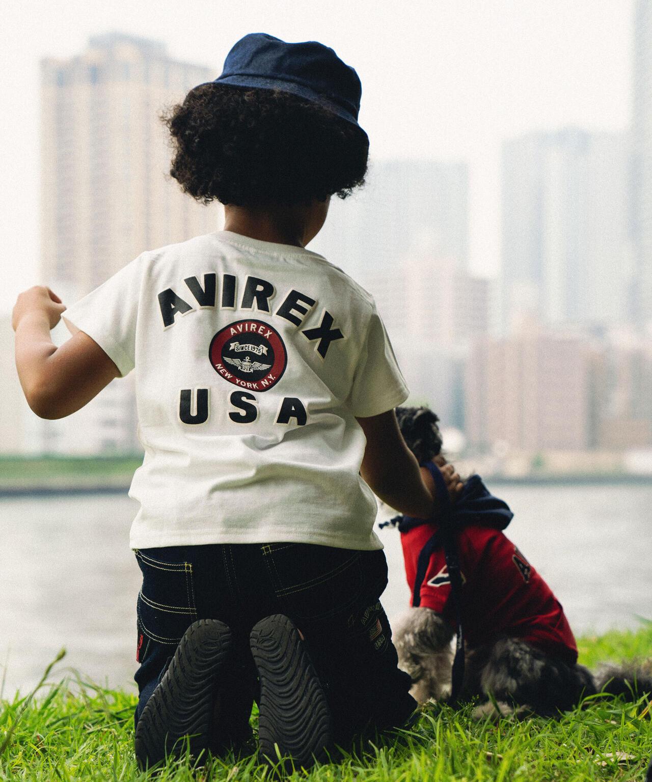 《KIDS》校服T恤/VARSITY T恤/AVIREX / 阿維雷克斯