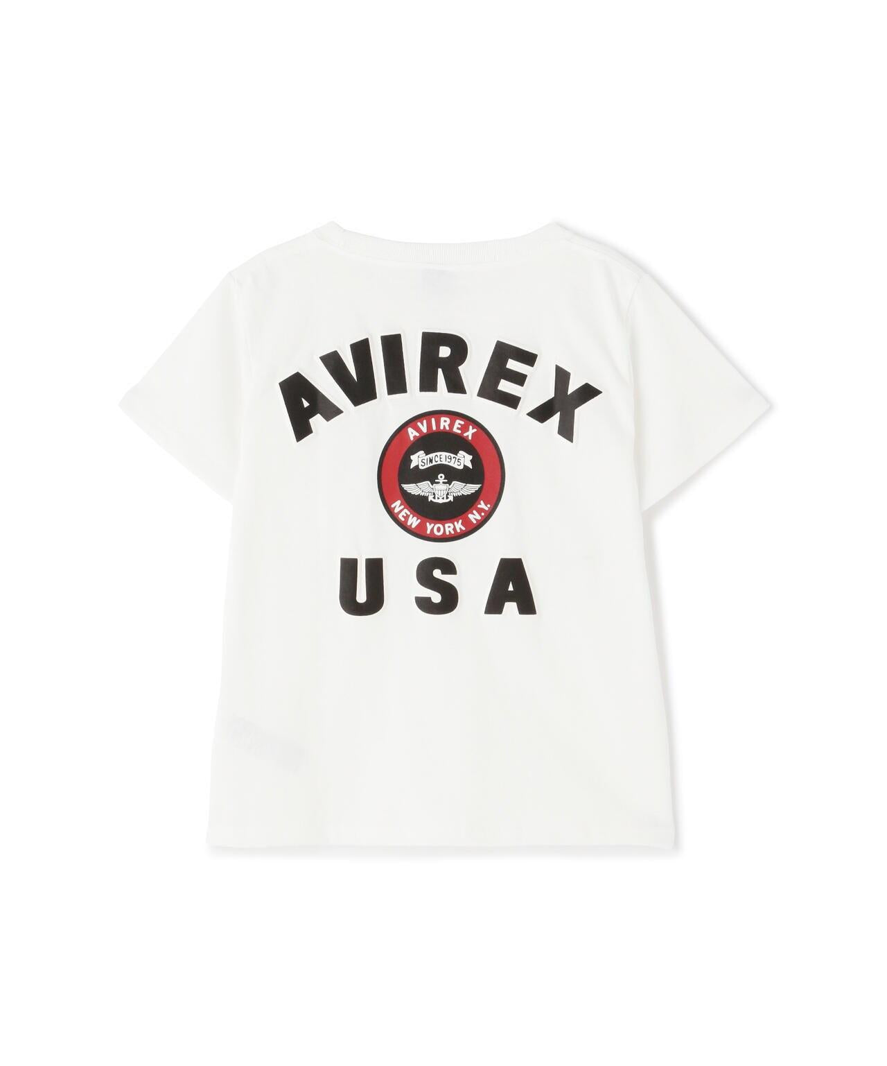 《KIDS》校服T恤/VARSITY T恤/AVIREX / 阿維雷克斯