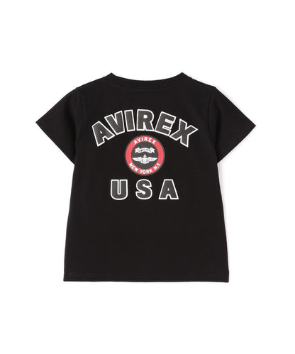 《KIDS》校服T恤/VARSITY T恤/AVIREX / 阿維雷克斯