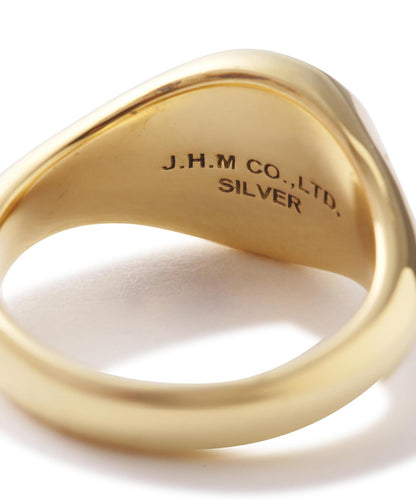 《AVIREXby J.H.M CO.，LTD. 》"VARSITY" 簽名戒指 鍍金款 /