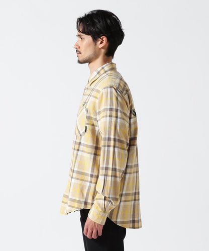 FADE CHECK SHIRT "USAFA" / 褪色格子襯衫 / AVIREX / 阿維雷克斯