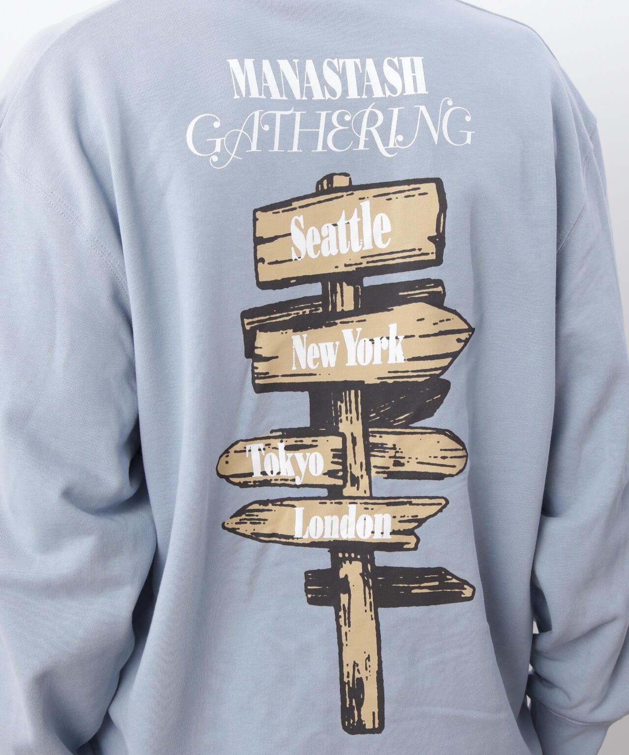 MANASTASH 休閒運動服 聚會款 圓領衛衣