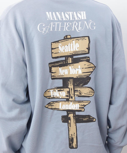 MANASTASH 休閒運動服 聚會款 圓領衛衣