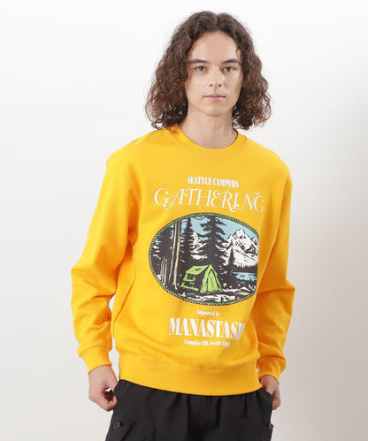 MANASTASH 休閒運動服 聚會款 圓領衛衣