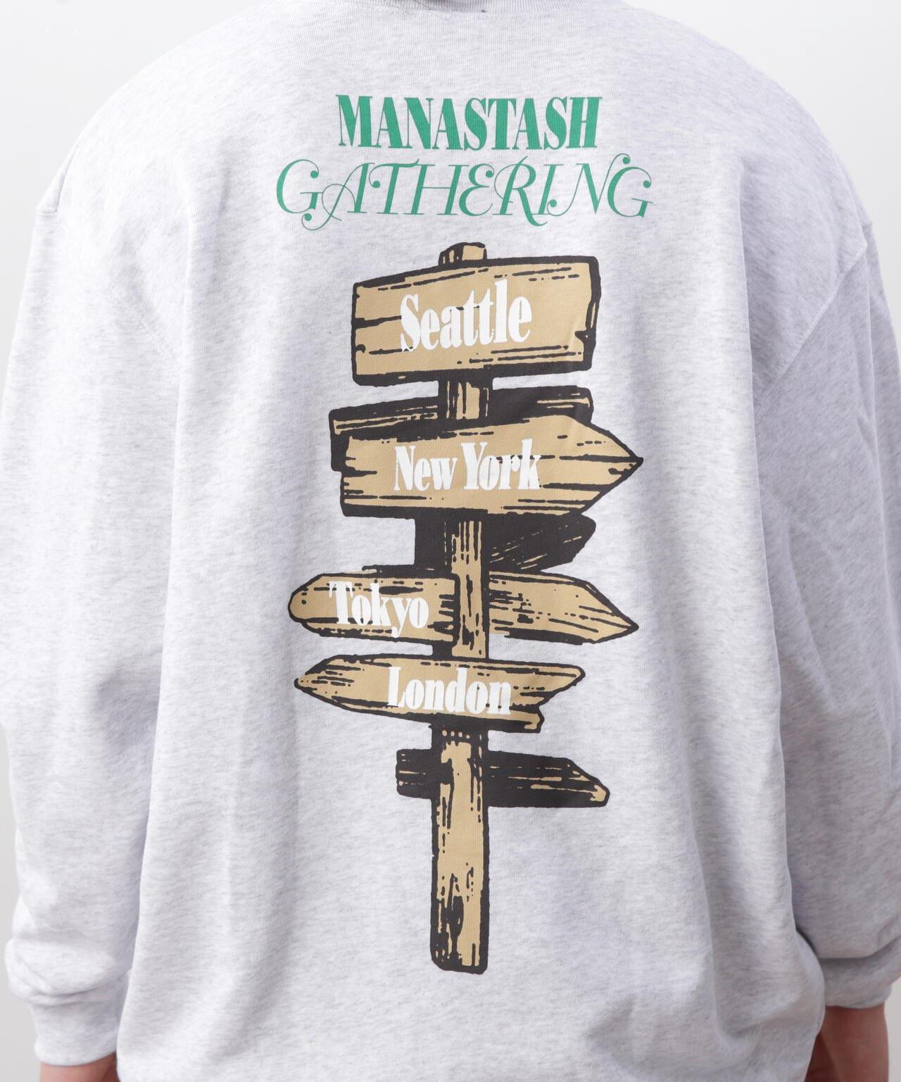 MANASTASH 休閒運動服 聚會款 圓領衛衣